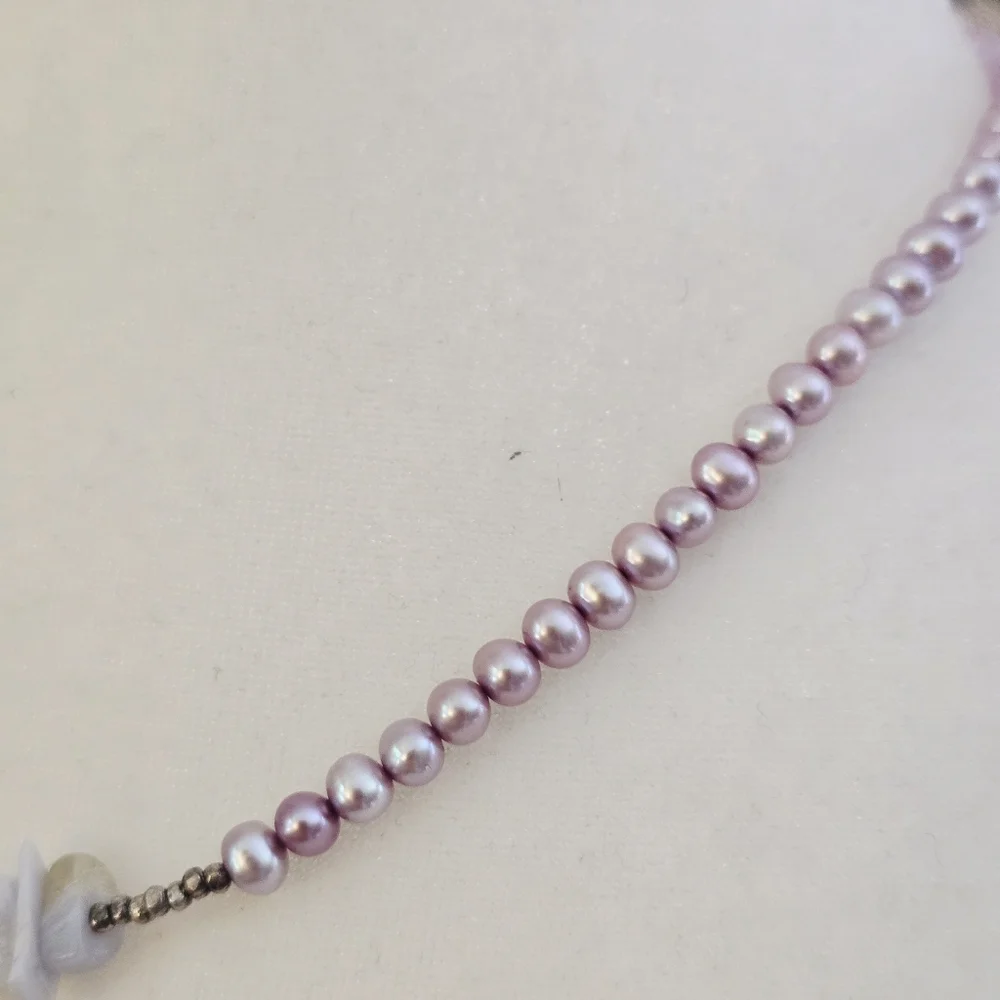 Pink Pearl Necklace